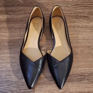 Black Naturalizer Flats